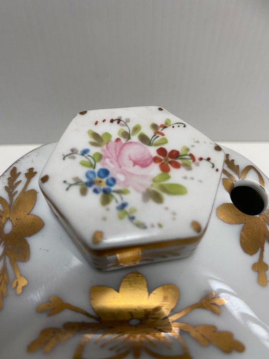 ENCRIER PORCELAINE 