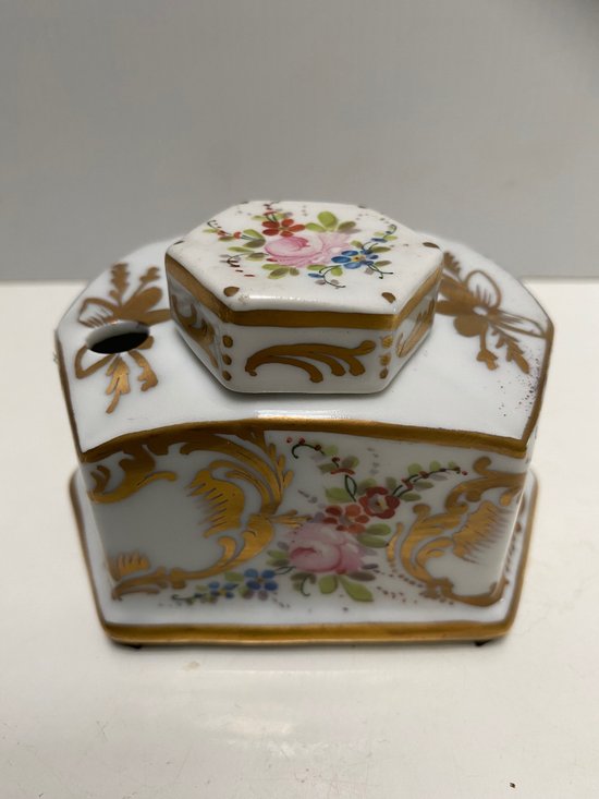 ENCRIER PORCELAINE 