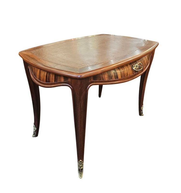 Louis Majorelle Schreibtisch Flach Jugendstil "Aux Trèfes"