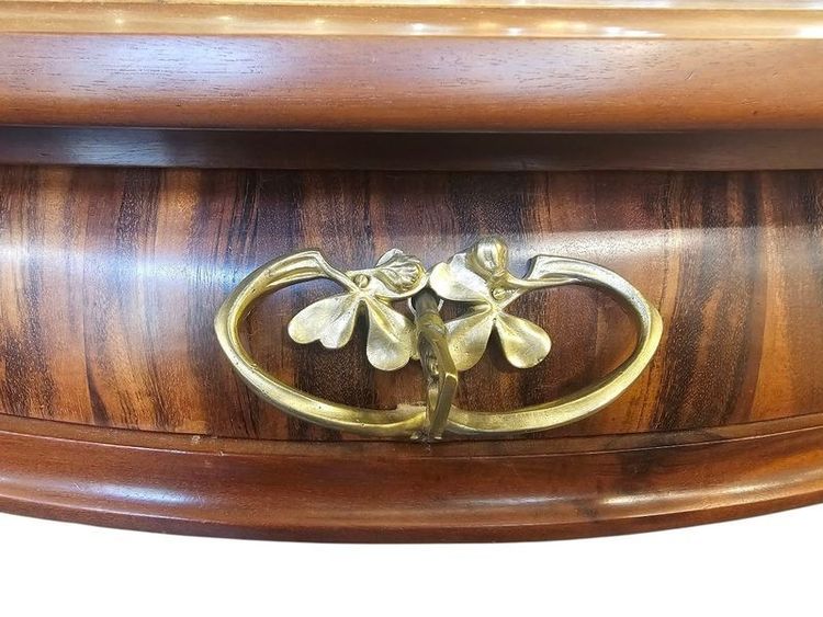 Louis Majorelle Schreibtisch Flach Jugendstil "Aux Trèfes"