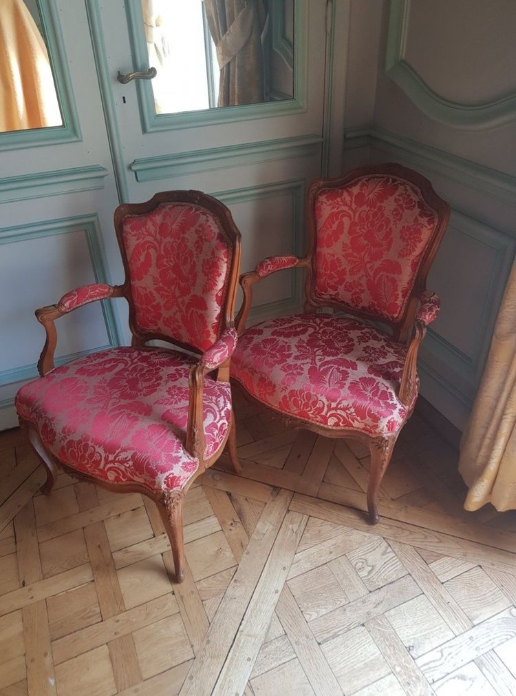 Pair of armchairs Louis XV period
