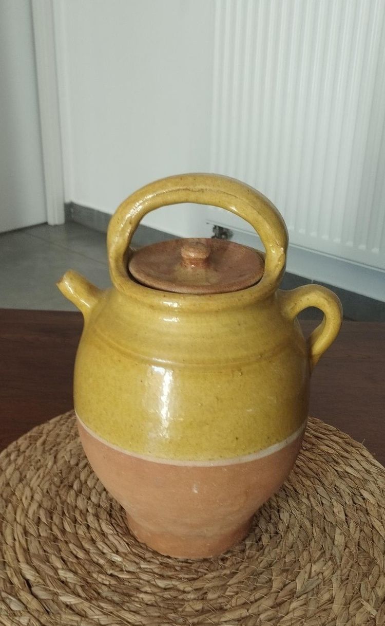 Jug, pitcher, earthenware jug, small water pitcher, glazed stoneware