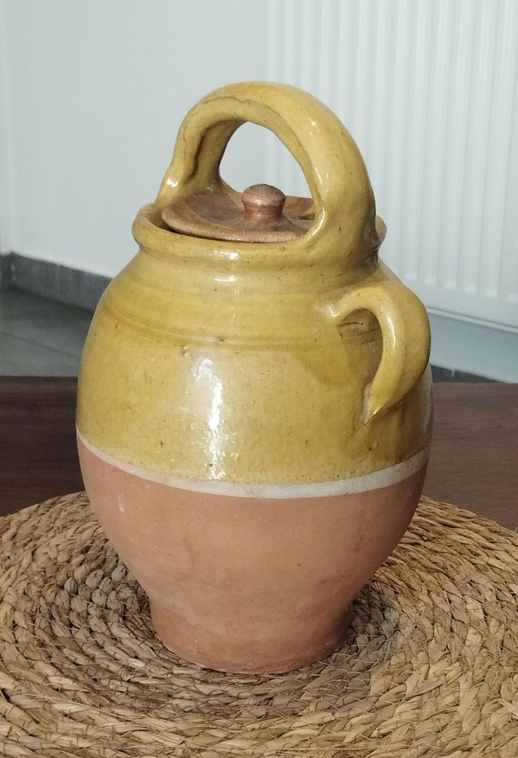 Jug, pitcher, earthenware jug, small water pitcher, glazed stoneware