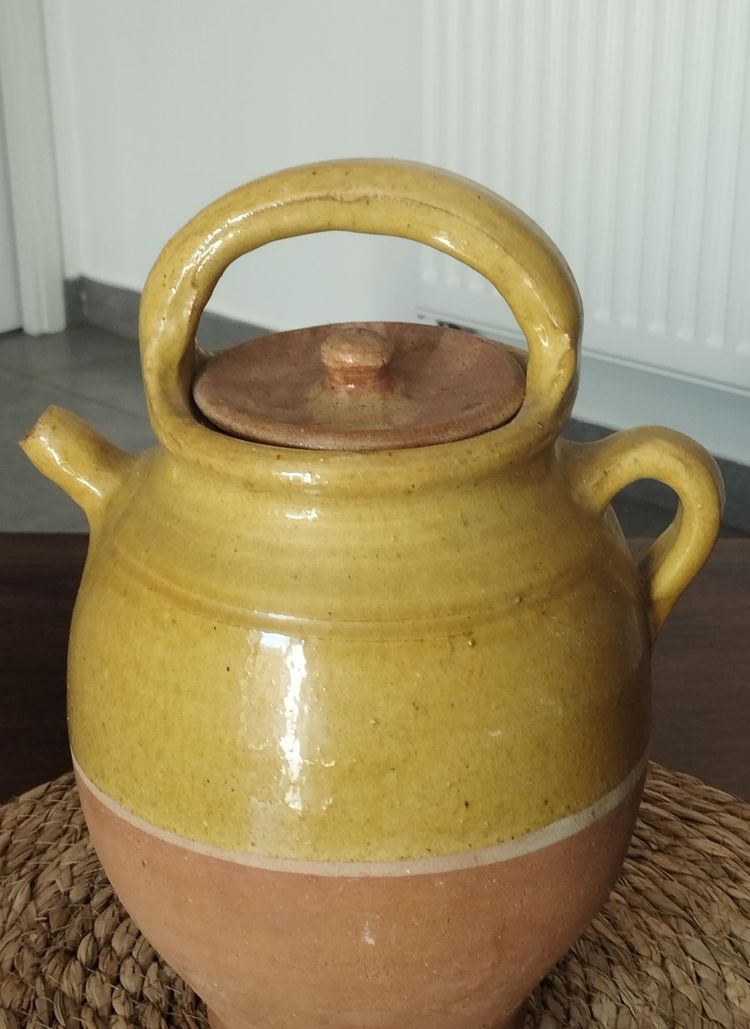 Jug, pitcher, earthenware jug, small water pitcher, glazed stoneware