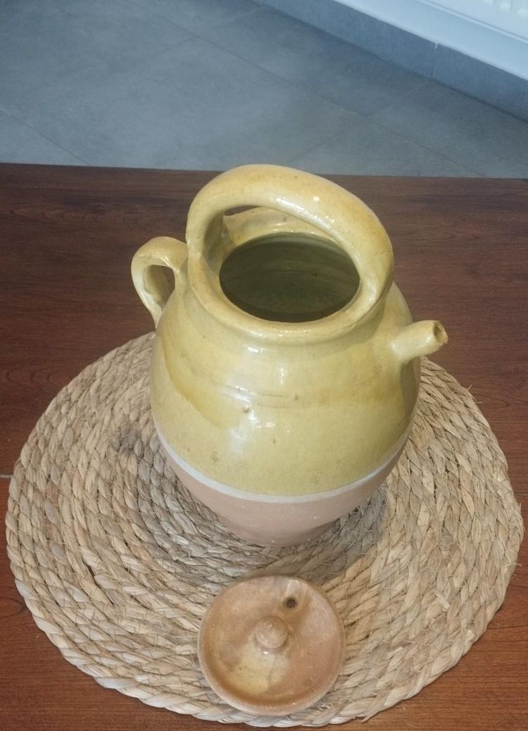 Jug, pitcher, earthenware jug, small water pitcher, glazed stoneware