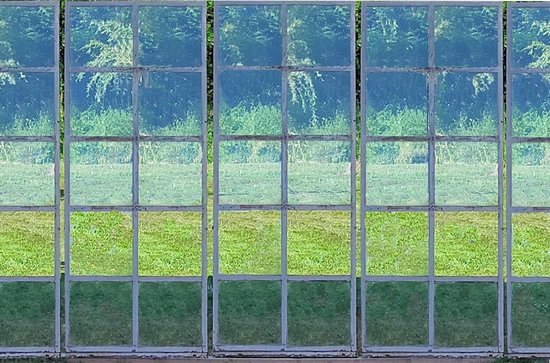 Tetti in vetro antico per lo studio Loft Orangery