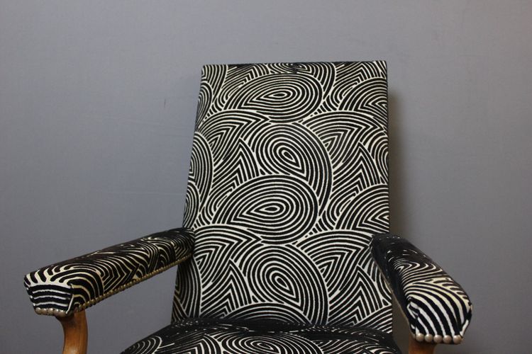 Fauteuil Louis XIV en noyer XVIII