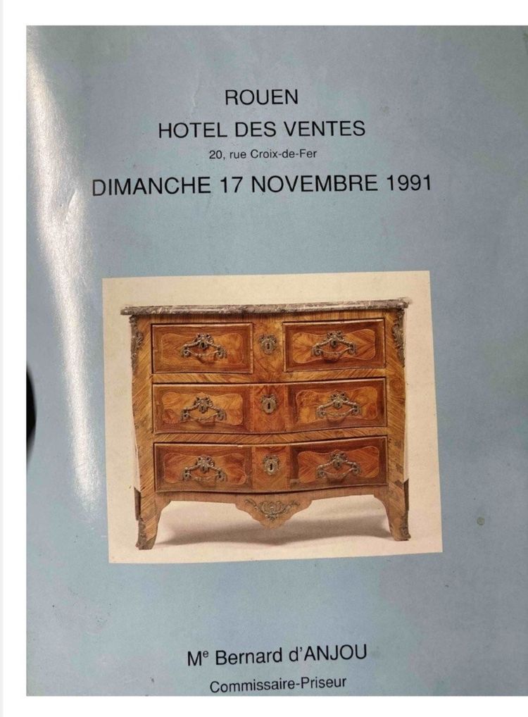 Commode en marqueterie d'époque Louis XV - Parfait état - 