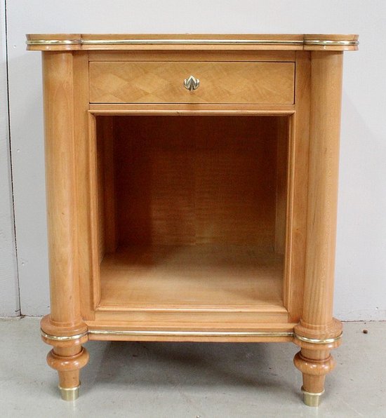 Petit Meuble de Salon en Sycomore, signé J. Leleu – 1950