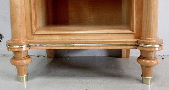 Petit Meuble de Salon en Sycomore, signé J. Leleu – 1950
