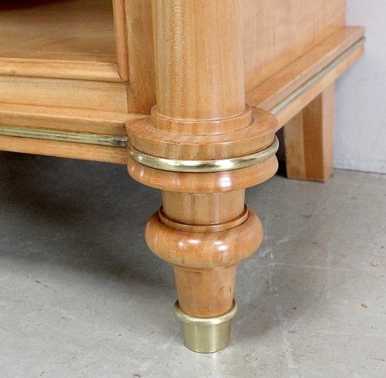 Petit Meuble de Salon en Sycomore, signé J. Leleu – 1950