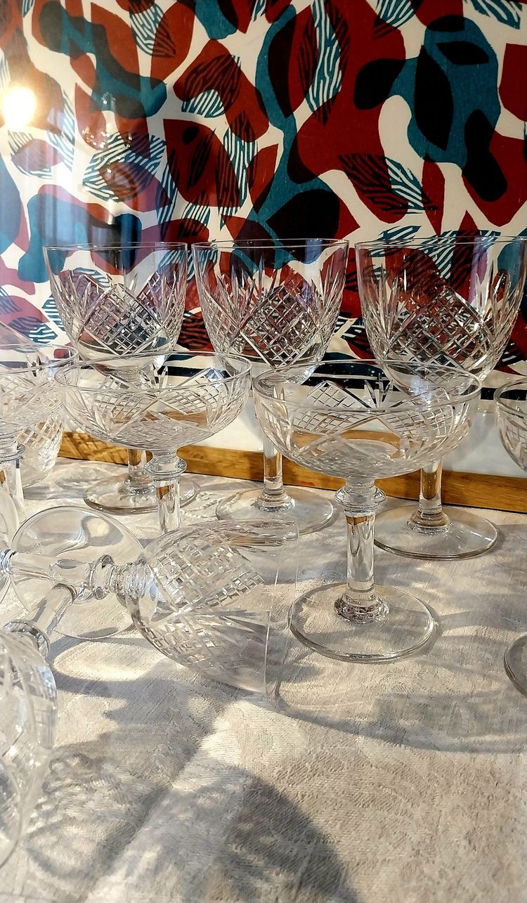 Set di bicchieri di cristallo Saint-Louis