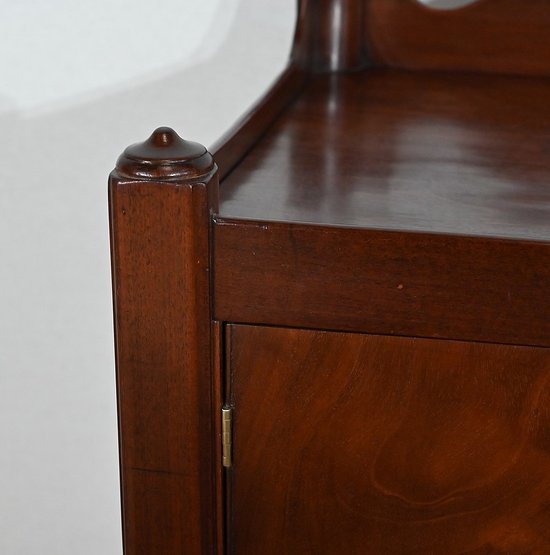 Montauban de Voyage in solid Cuban mahogany - Late 18th century