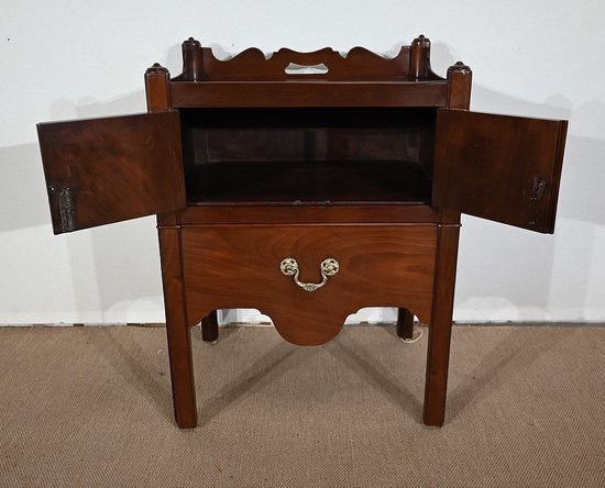 Montauban de Voyage in solid Cuban mahogany - Late 18th century