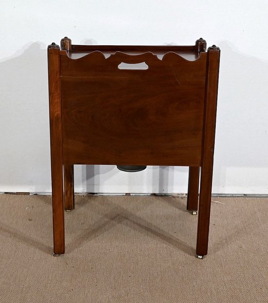 Montauban de Voyage in solid Cuban mahogany - Late 18th century