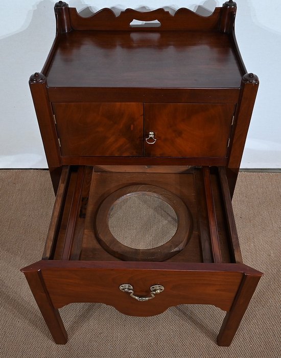 Montauban de Voyage in solid Cuban mahogany - Late 18th century