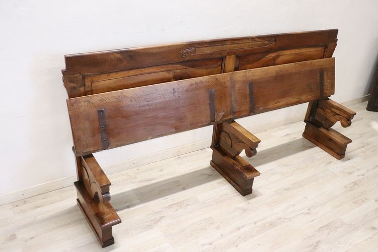Panca antica in legno di noce