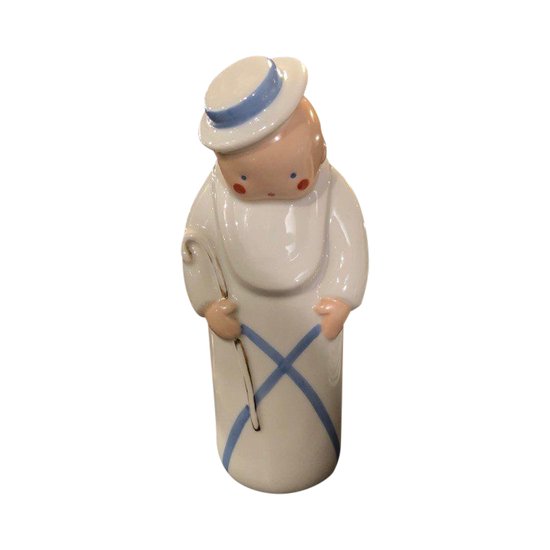 Statuette - Limoges porcelain - Robj - Maurice Chevalier - About 1930