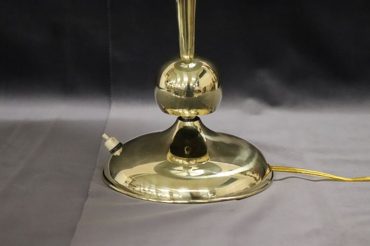 Tischlampe aus Messing im Stil von Oscar Torlasco für Lumi, 1950er Jahre