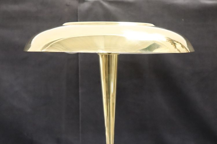 Tischlampe aus Messing im Stil von Oscar Torlasco für Lumi, 1950er Jahre