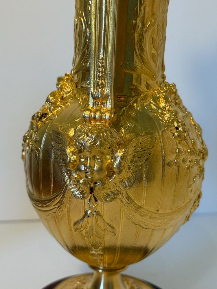 Vase bronze XIX - Fonte F. Barbedienne - Sculpture en bronze XIXe siècle