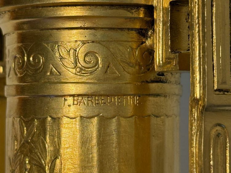Vase bronze XIX - Fonte F. Barbedienne - Sculpture en bronze XIXe siècle