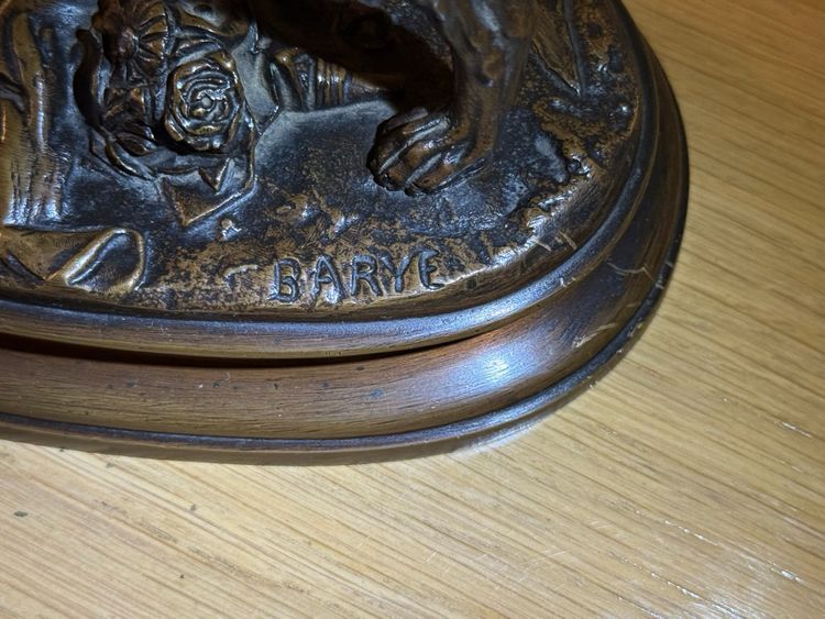 Antoine-Louis Barye - Borzoi in piedi