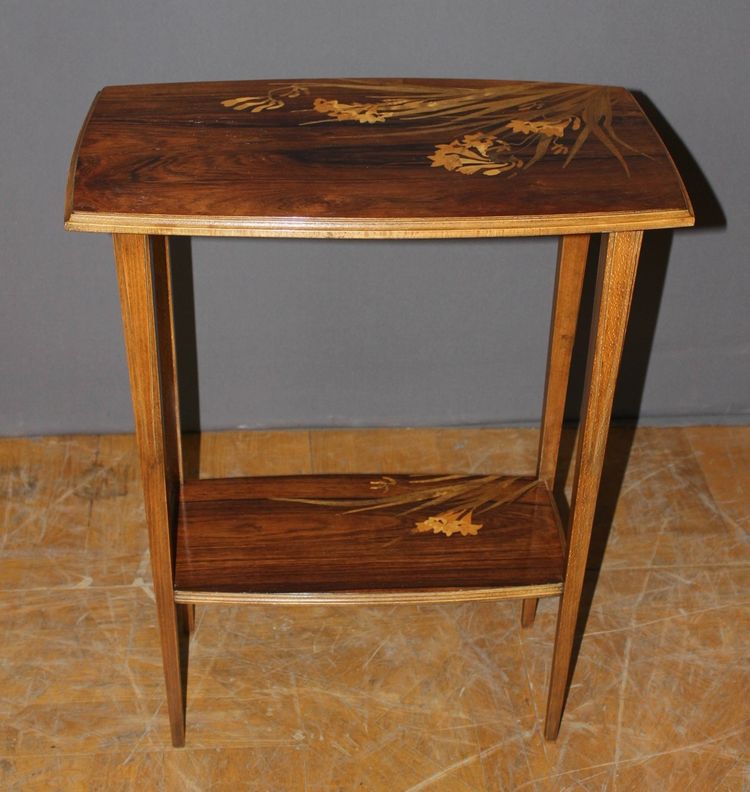 Table desserte Art Nouveau par Emile Gallé 