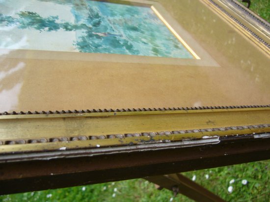 Paire d'aquarelles début du XXe siècle signées Carpentier