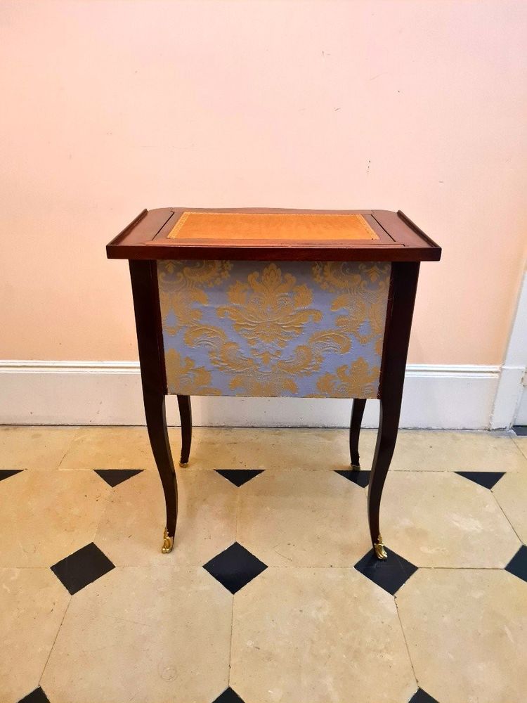 Marquetry side table, Louis XV period