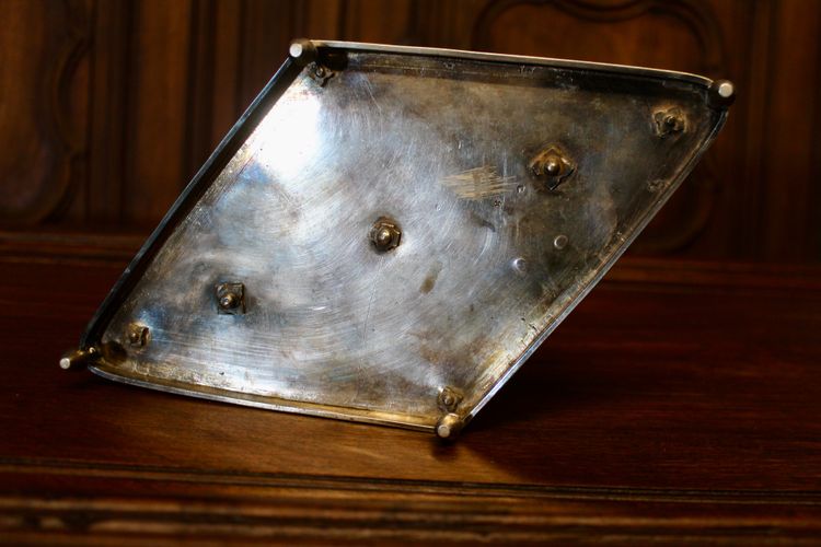 Empire period solid silver oil and vinegar set