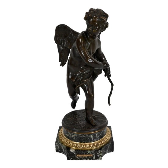 Bronze " Cupid ", after L-S. Boizot - End of XIXth century