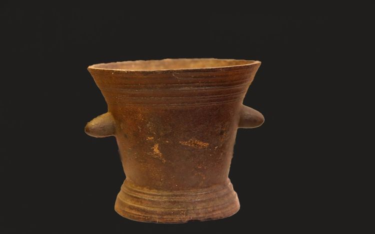 Cast iron mortar 16th-17th century