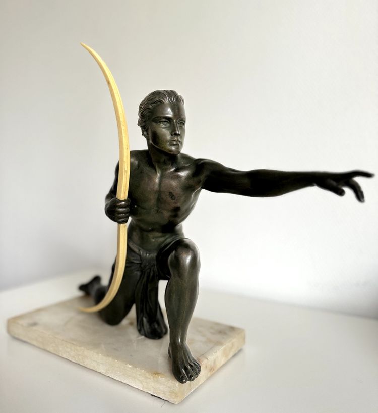 Jean de Roncourt (attributed) Art Deco period. "The Archer"