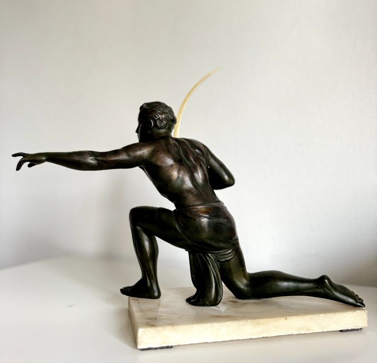 Jean de Roncourt (attributed) Art Deco period. "The Archer"