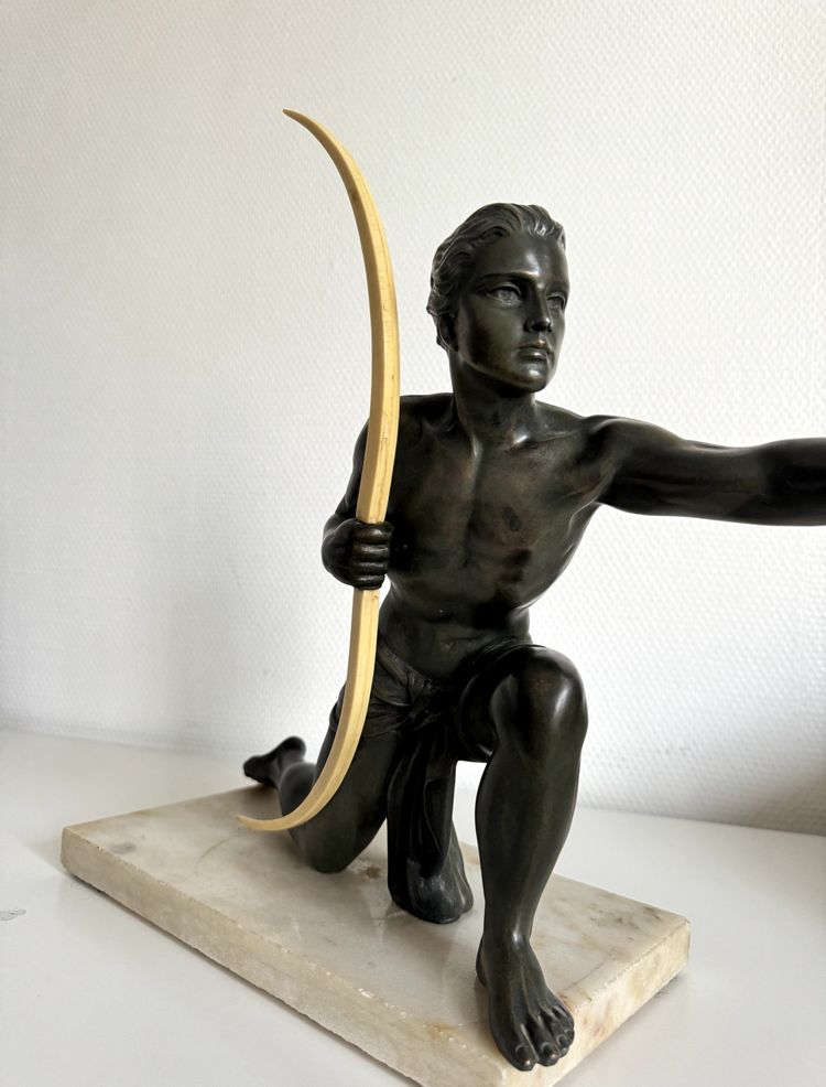 Jean de Roncourt (attributed) Art Deco period. "The Archer"