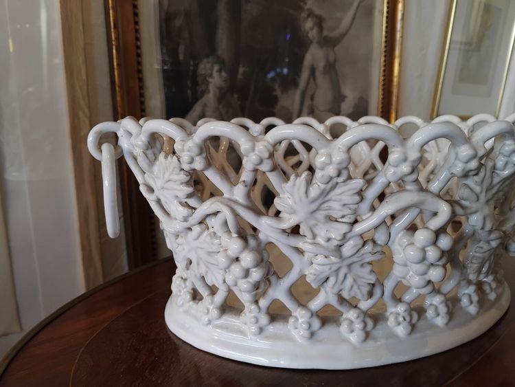 Planter - Earthenware - Malicorne - Émile Tessier - c. 1930