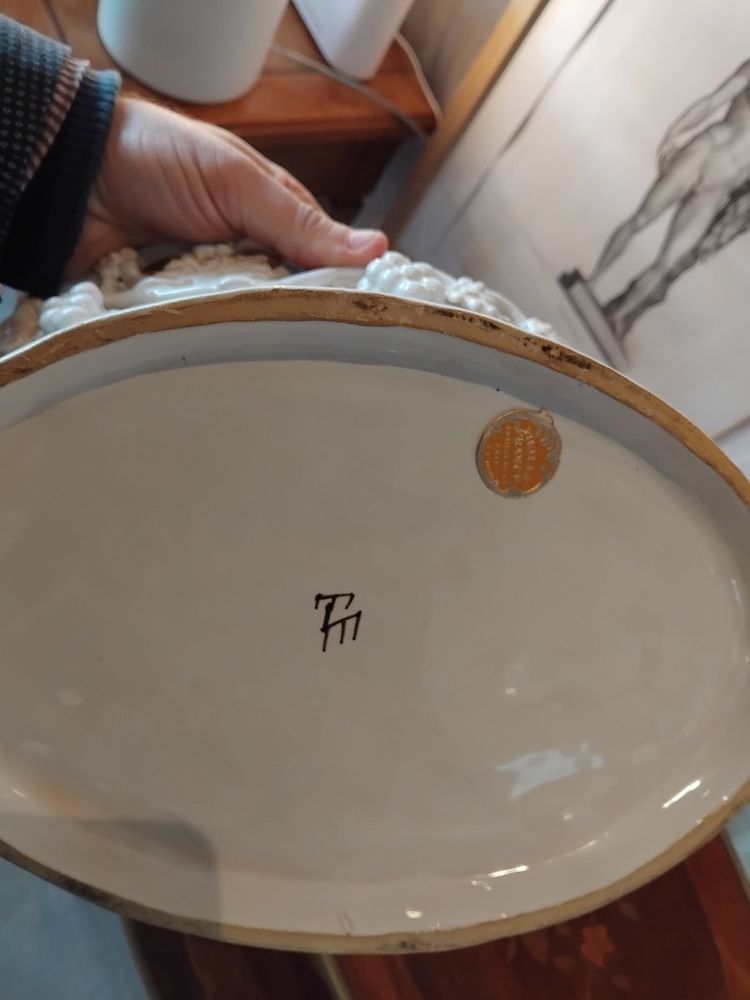 Planter - Earthenware - Malicorne - Émile Tessier - c. 1930