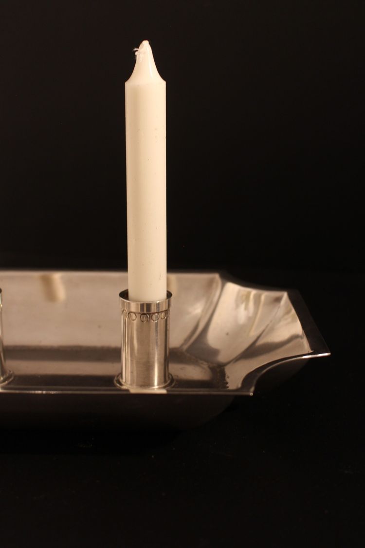 Candle holder tray