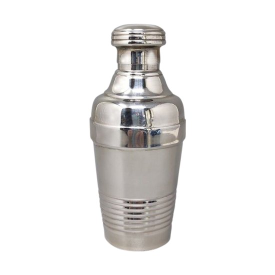 1950 Superb Stainless Steel Cocktail Shaker. Made in Italy