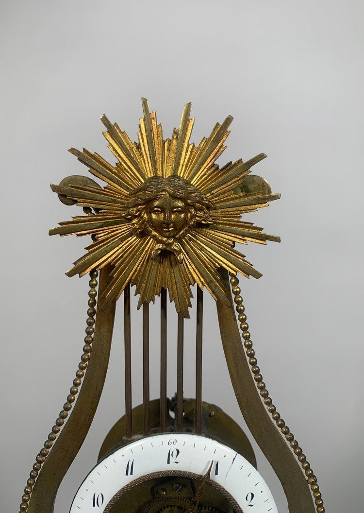 Louis XVI period skeleton clock