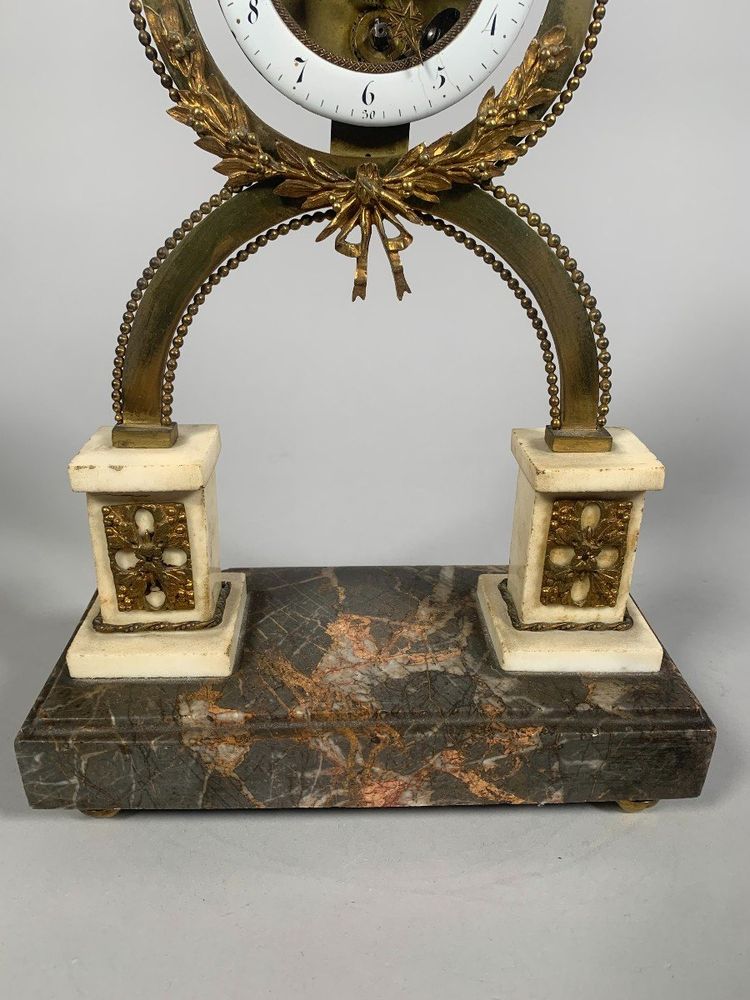 Louis XVI period skeleton clock