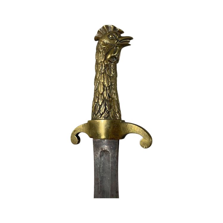 Sword of the King's Constitutional Guard with Rooster, Revolutionary Era, 18th Century