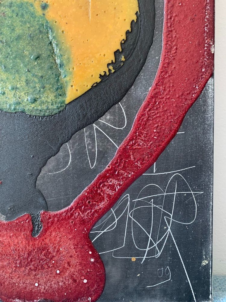 Philippe Pastor (geb. 1961) Abstrakte Komposition, Ölgemälde auf moderner Leinwand