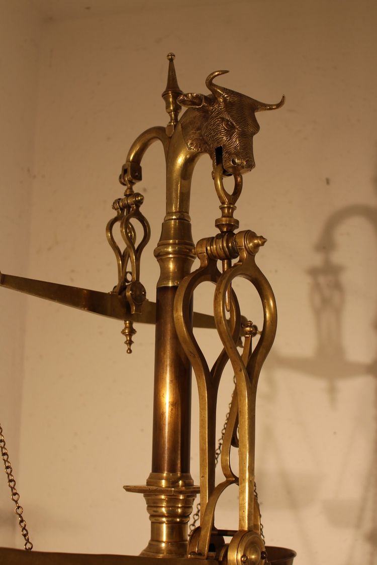 Balance  de boucher 19e siècle