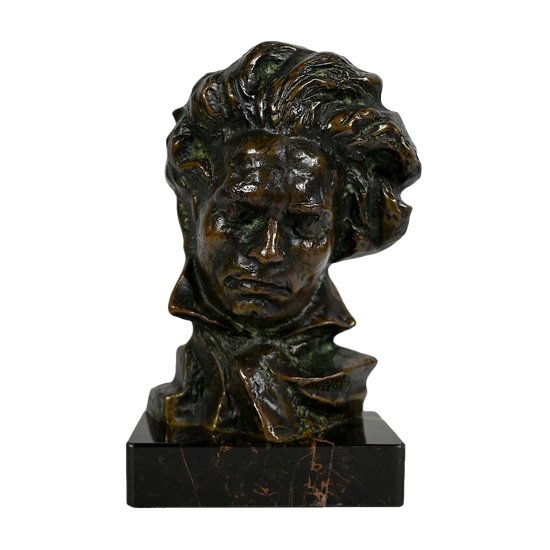 Bronze " Beethoven " by P. Le Faguays -1930