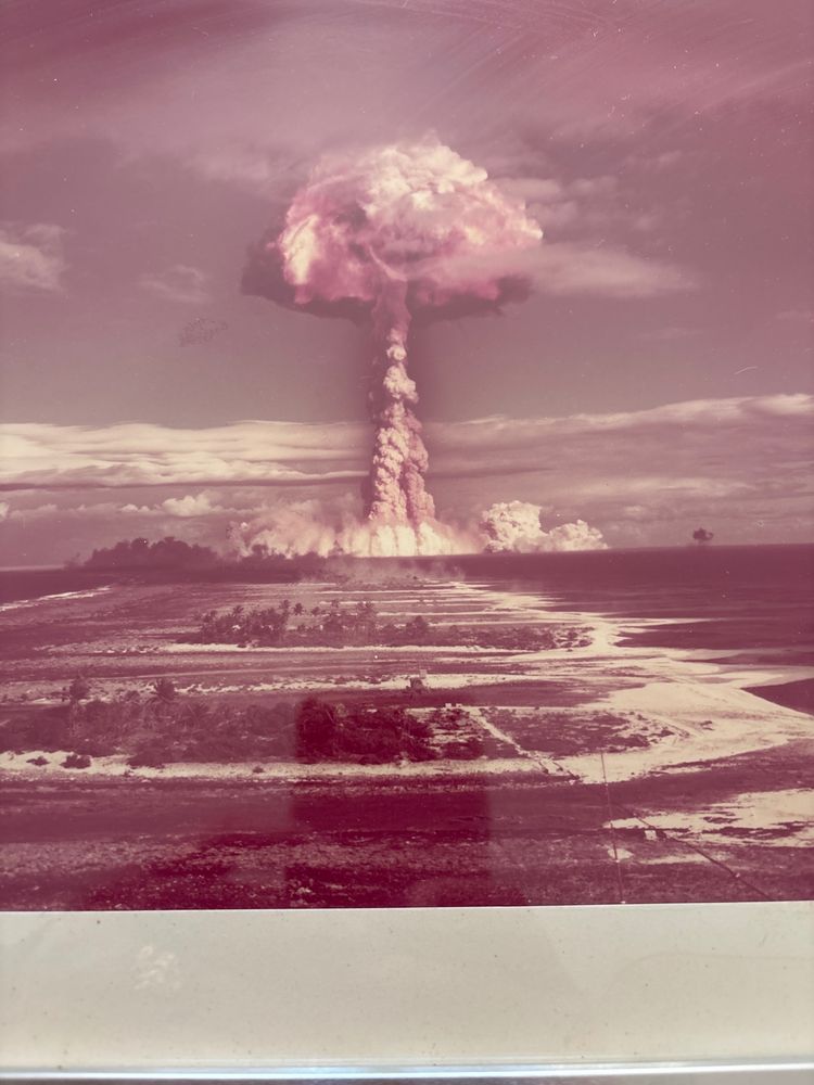 Foto von französischen Atomtests