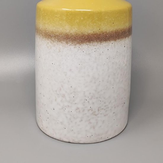 1970 Amazing Ceramic Vase by F.lli Brambilla. Made in Italy