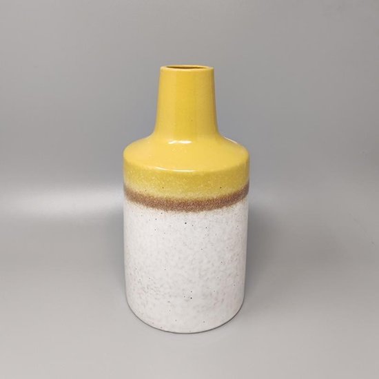 1970 Amazing Ceramic Vase by F.lli Brambilla. Made in Italy