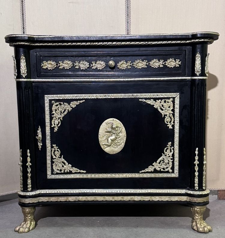 Mobili in legno laccato stile Napoleone III "Boulle